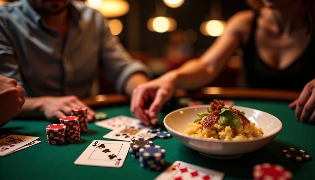 Quand la gastronomie rencontre le poker : une alliance savoureuse et inattendue Quand la gastronomie rencontre le poker : une alliance savoureuse et inattendue