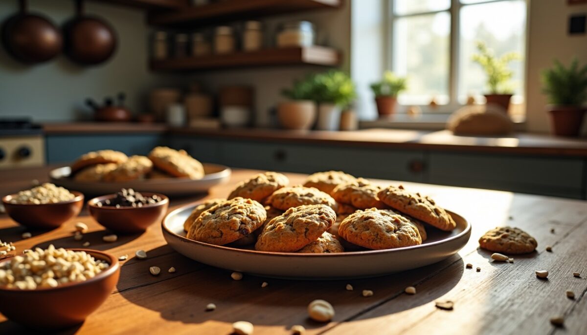 Plaisirs gourmands allégés : recettes faciles et savoureuses de cookies sans sucre Plaisirs gourmands allégés : recettes faciles et savoureuses de cookies sans sucre