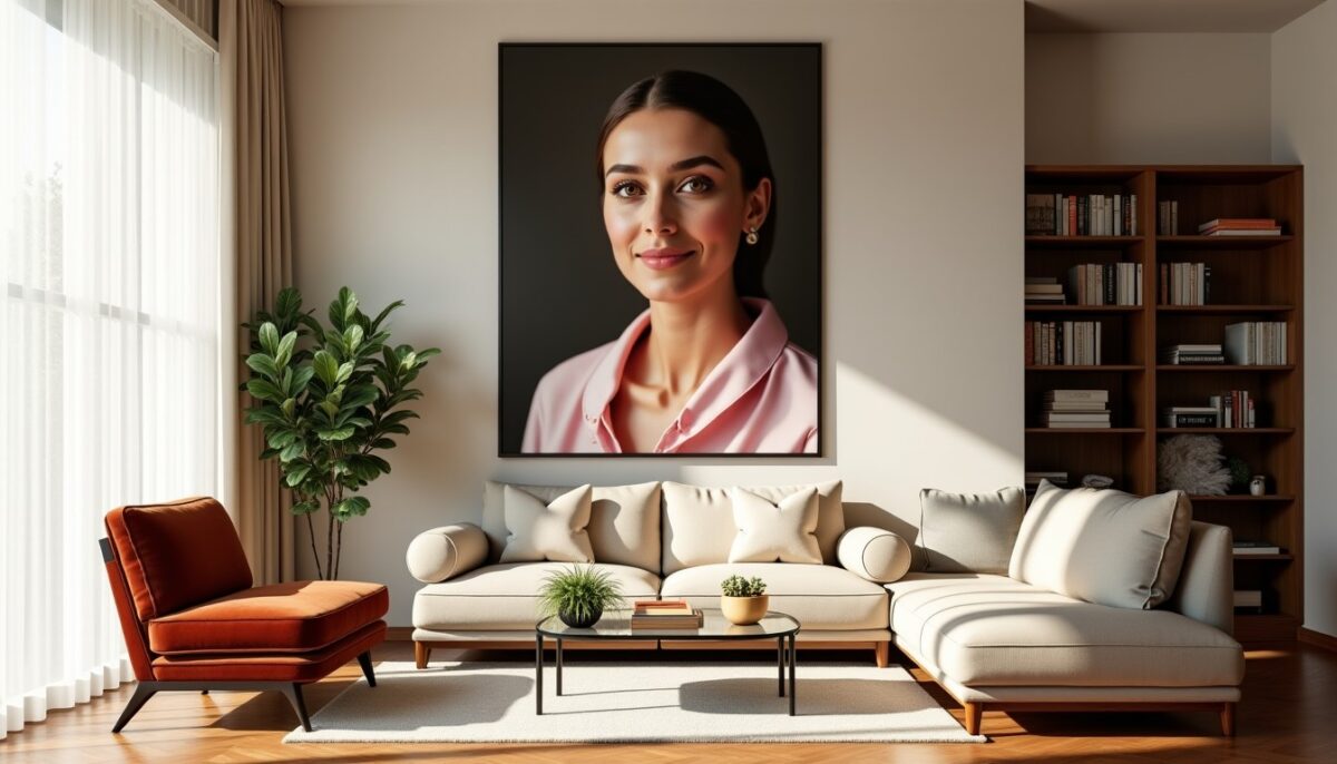 Sublimer son intérieur grâce à un portrait : l’art d’ajouter une touche d’élégance et de personnalité