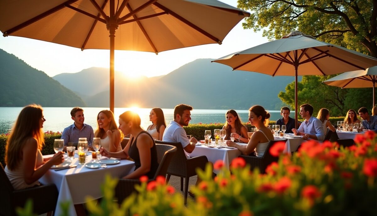 À la découverte des restaurants phares en bordure du lac du Bourget à Aix-les-Bains