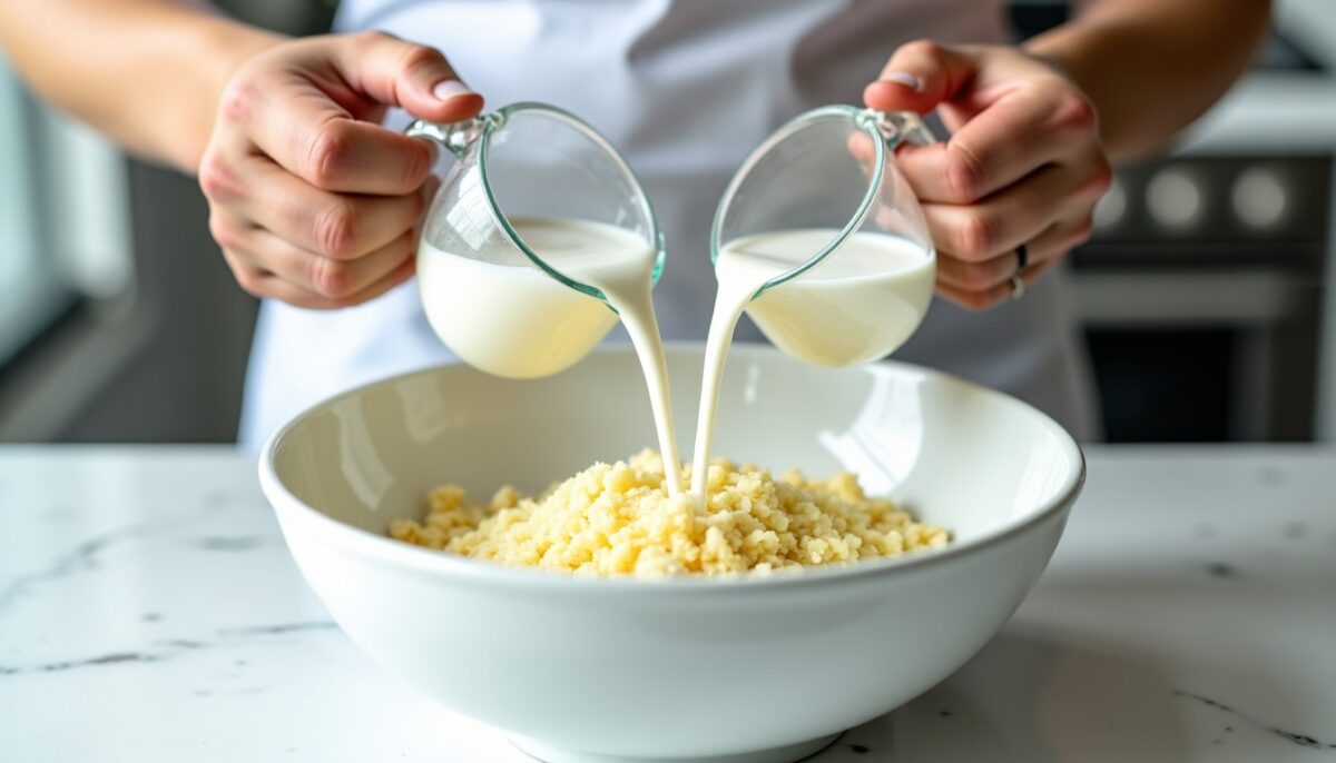 Comment équilibrer parfaitement lait et eau pour une purée Mousline onctueuse