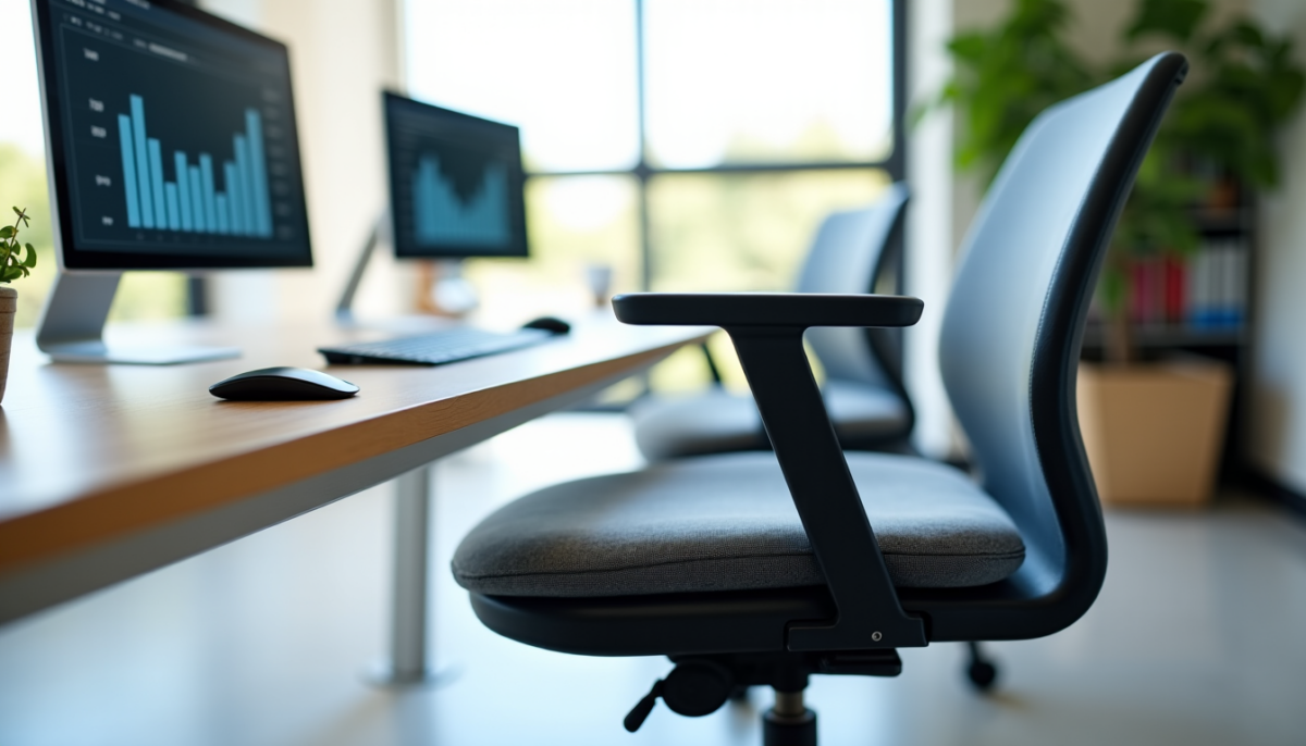 Budget confort au bureau : coût réel d'un poste ergonomique avec coussin d'assise